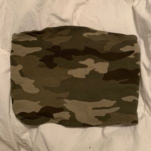 Garage camo tube top